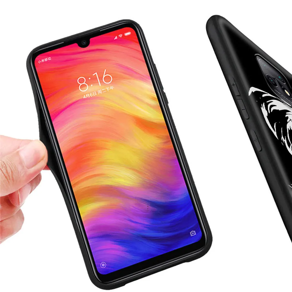 

Phone Case for Xiaomi Redmi Note 9S 9 Pro 8T 7 8 Pro 6A 7A 8A 9A 9C 9 Prime K30 Black Shell Cover Attack On Titan Levi Ackerman