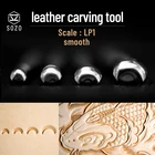 Кожаные штампы SOZO LP1, инструменты для тиснения и резьбы, нержавеющая сталь 304, сделай сам