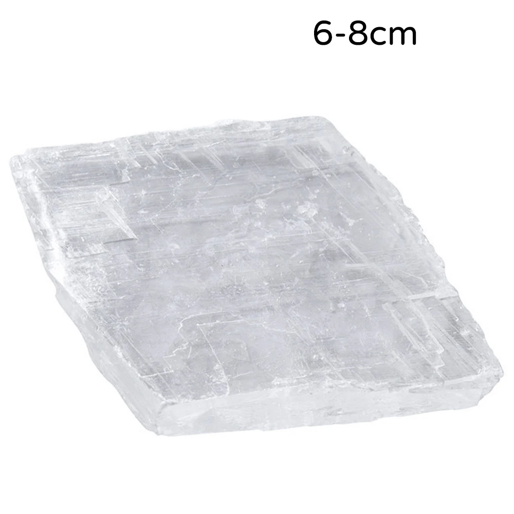 

1 Piece Natural Clear Selenite Stones Quartz Crystal Mineral For Collection Home