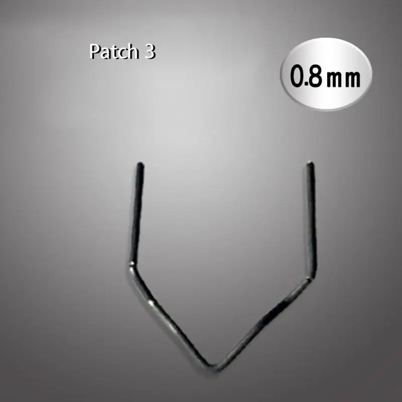 

600Pcs 0.6/0.8mm Wave Flat Hot Staples For Plastic Stapler Repair Welder