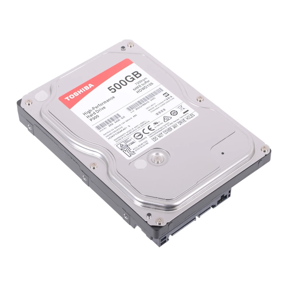Жесткий диск TOSHIBA P300 HDWD105UZSVA 500ГБ HDD SATA III 3.5&quot| |