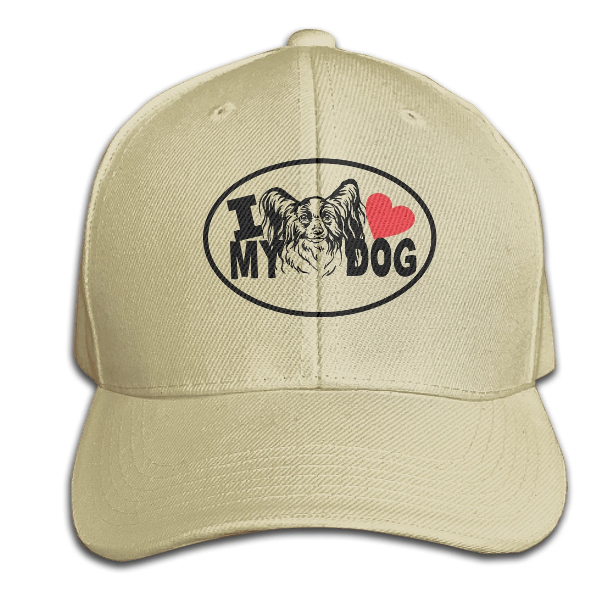 

Papillon Dog Lovers mans women's Fashionable breathable Dad Cap