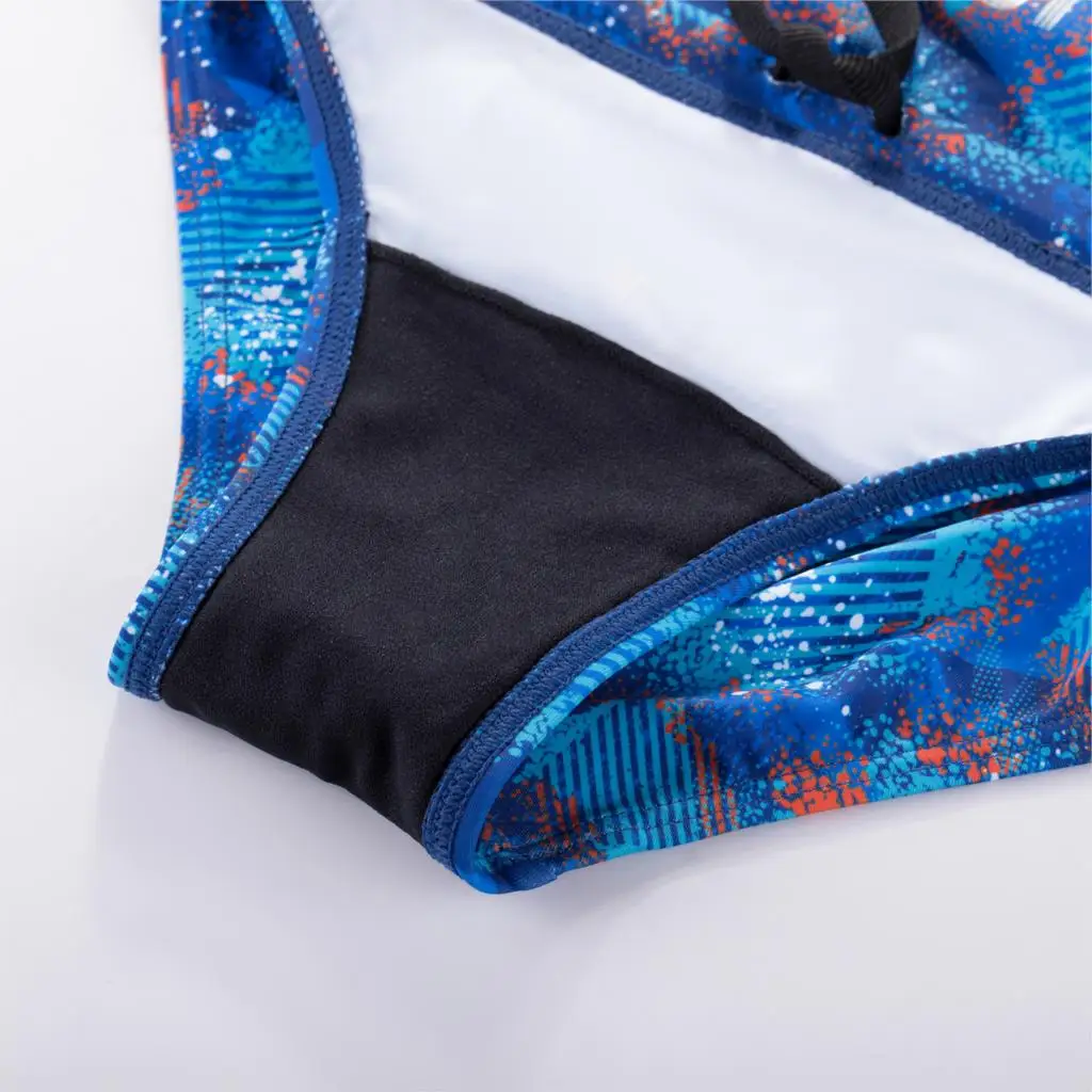 

Print Women'S Swimwear 2021 Athletic Bikinis Two Pieces Sets Racerback Swimsuit For Fitness Workout Y2K Swimming Suit Beachwear