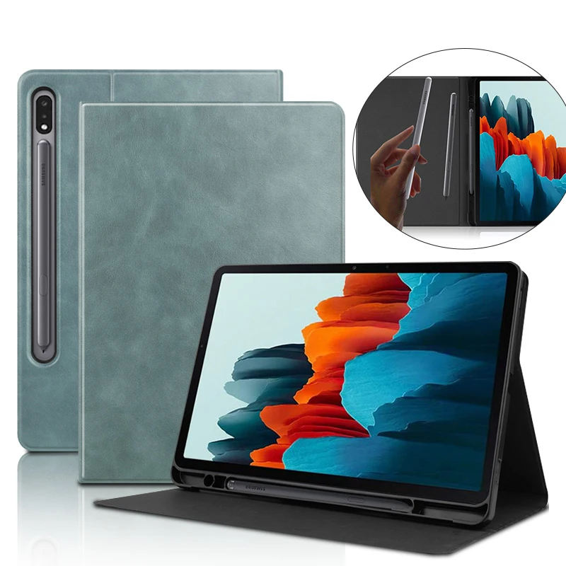 

Чехол для Samsung Galaxy Tab S7, SM-T870, SM-T875, 2020, Wit6h, держатель для карандашей, Магнитная подставка, чехол для планшета Samsung Tab S7