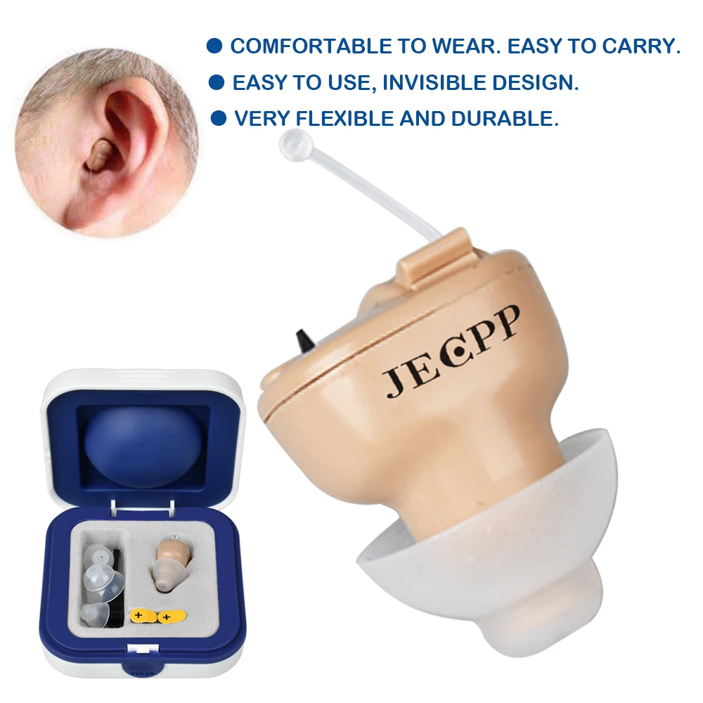 JECPP слуховые аппараты усилитель звука Батарея питание слуховой аппарат с