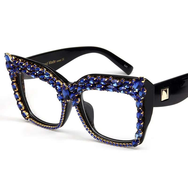 Уникальные стильные многоугольные солнцезащитные очки женские брендовые