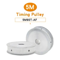 5m 90t timing pulley bore size 10121415161719202225 mm alloy pulley wheel af shape for width 1520 mm timing belt