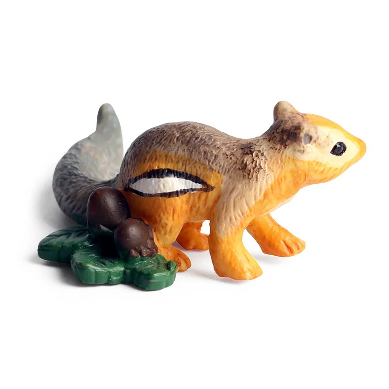 Черепашки Ниндзя игрушки животных статуэтки коллекционные полосатая белка экшн