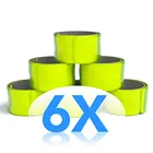 6 шт., эластичный силиконовый ремень для брюк велосипеда, 0127 # e20