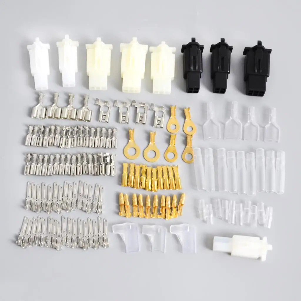 

Auto Motorcycle Connector Wiring Loom Male Female Harness Terminal Repair Kit For Yamaha XT125 XT350 XT500 XT600 XT660