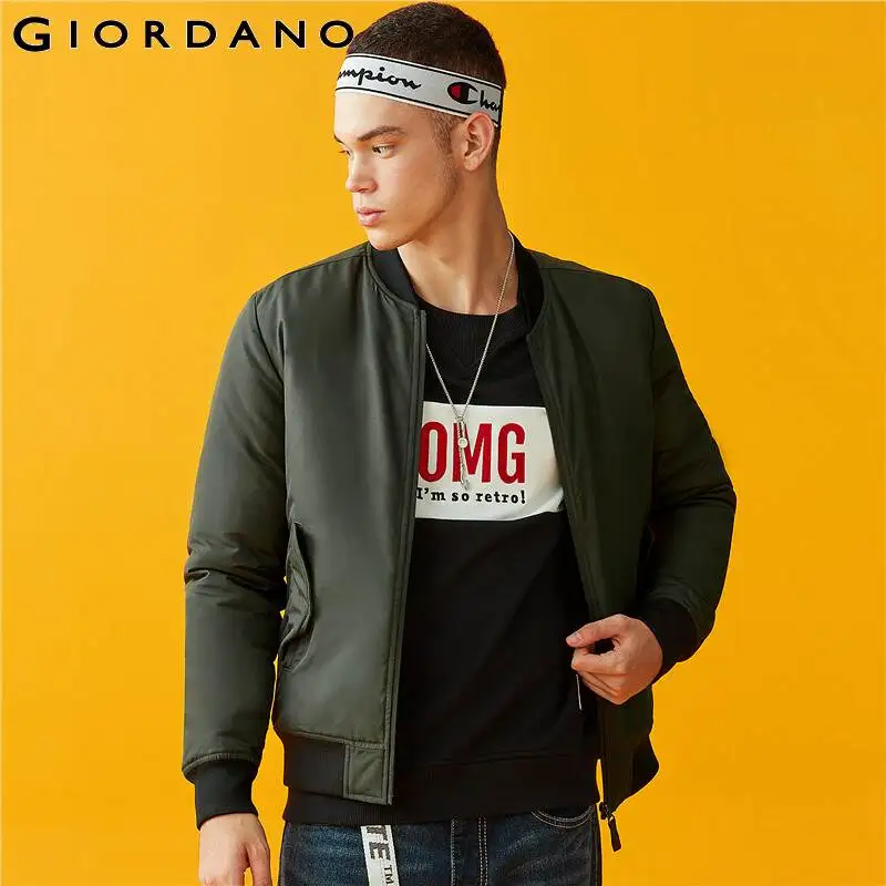Giordano мужская куртка с длинными рукавами имеется два варианта окраса данной