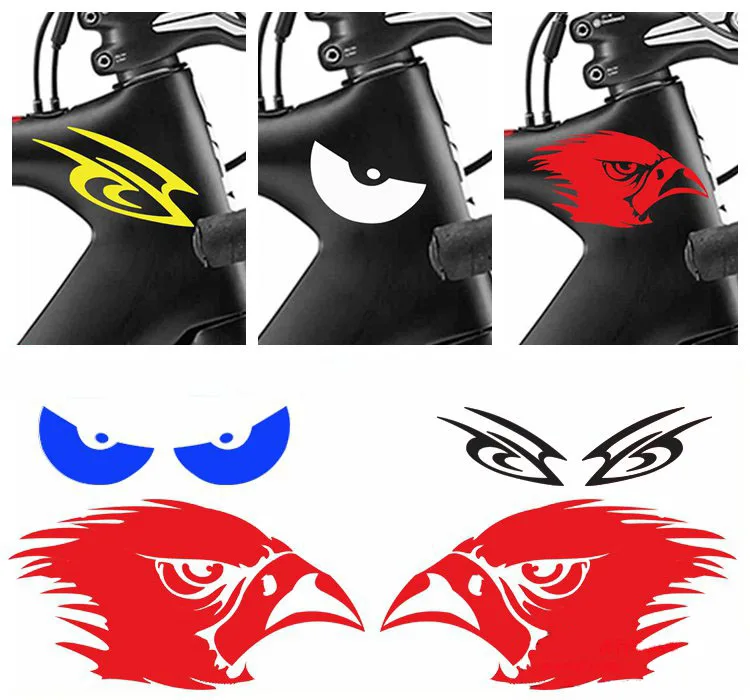 1 пара (Оставьте сообщение какой цвет) наклейка на раму горного велосипеда | Спорт