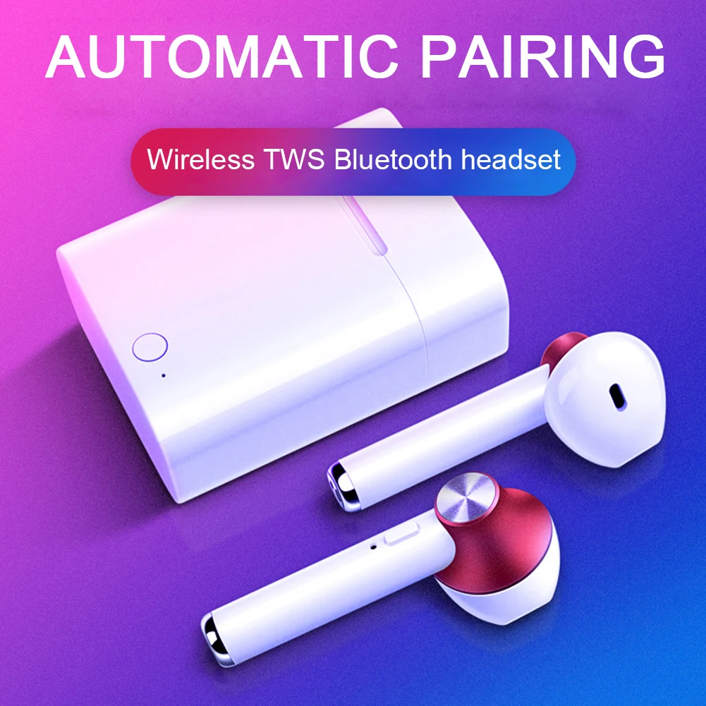 Мини новые bluetooth наушники беспроводные вкладыши спортивные гарнитура сенсорные