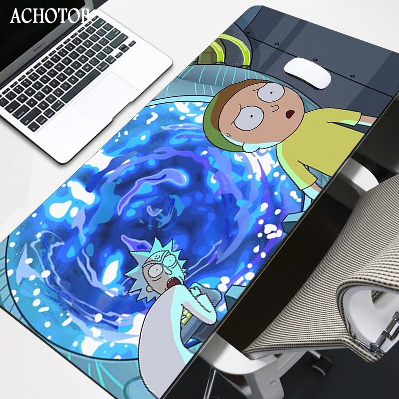 

Hot Popular Cartoon Manga Anime Morty Creative Funny Humor Pattern Anime Mouse Pad PC Computer XL Mousepad Gamer Play Rubber Mat