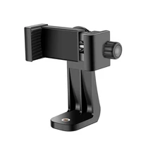 universal smartphone tripod adapter cell phone holder mount adapter with hot shoe for iphone for samsung adjustable clamp