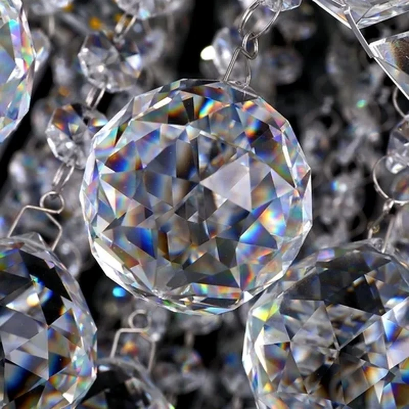 Новая Современная хрустальная люстра для столовой прямоугольная Потолочная |