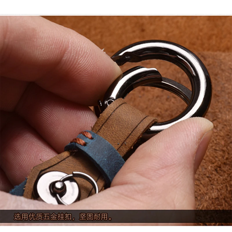 Чехол для автомобильного ключа из натуральной кожи чехол держатель Сумка с