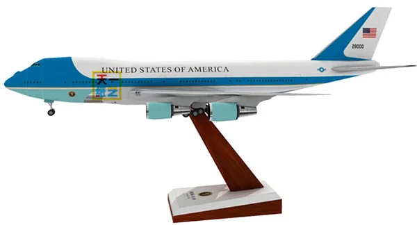 Air Force One Boeing 747 самолета 3D Бумага модель сделай сам головоломка Hand made игрушка