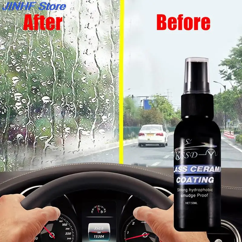 

50ml Windows Anti Fog Anti-rain For Cars Nano Hydrophobic Coating Automobile Windshield Antirain Coating Glass Coating Agent Hot