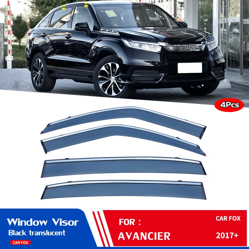 

Для Хонда окна защита от дождя автомобиля дождь щиты для крышка дождь доказательство полоски на окна AVANCIER окна дождь щит комплект 2017 +