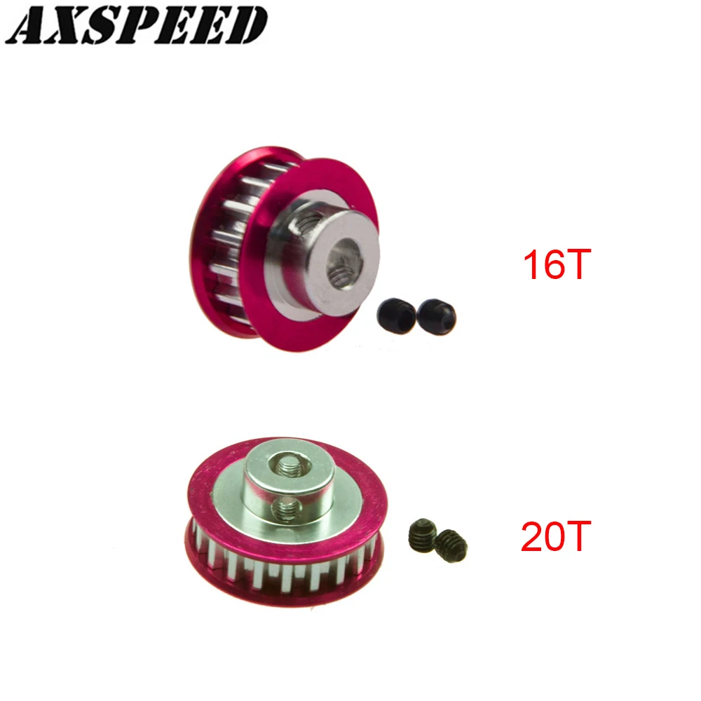 AXSPEED алюминиевый центральный шкив 16T/20T для 1:10 Sakura D4 AWD RWD RC Drift Racing Car обновленные