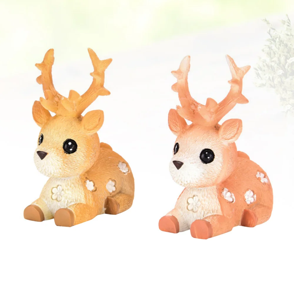 2 шт. Детские модели с изображением оленя вечерние украшения для рабочего стола