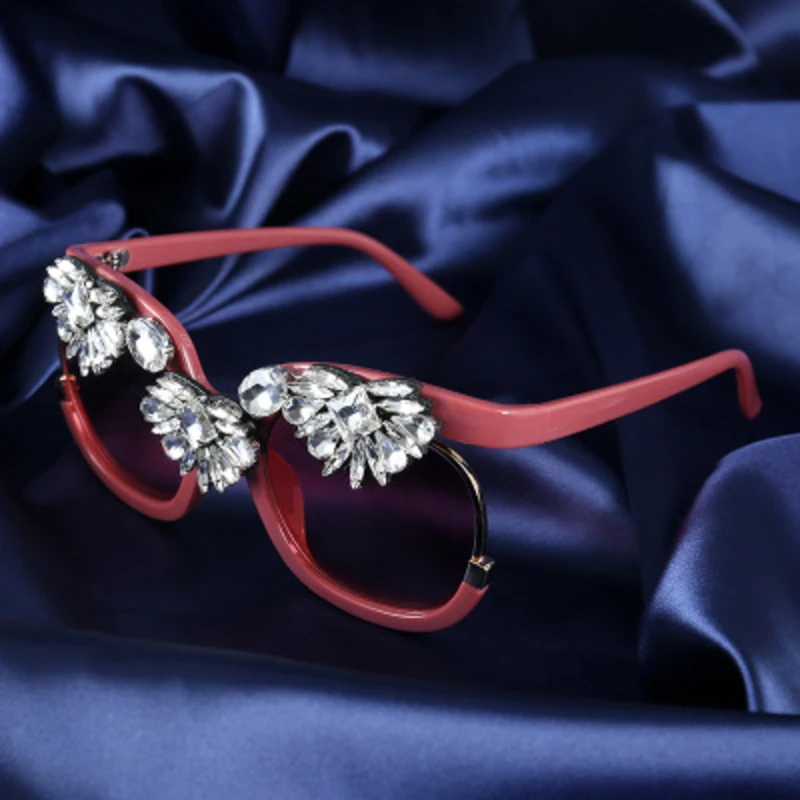 Женские квадратные солнцезащитные очки в ретро стиле с большой оправой