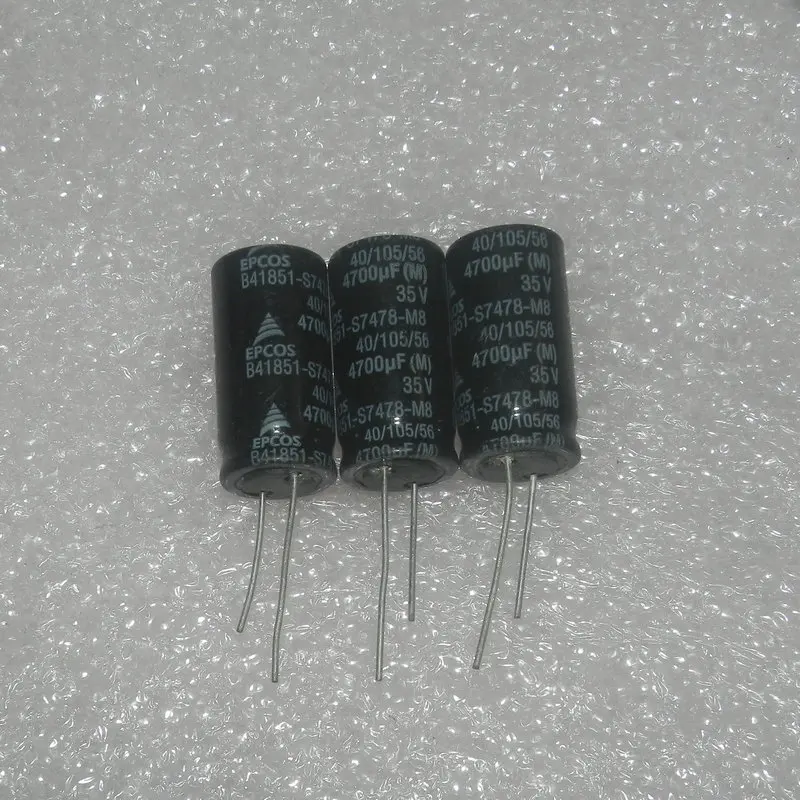 

Original imported capacitor electronics 35v4700uf DAC filter electrolytic capacitor b41851s7478m8 capacitor