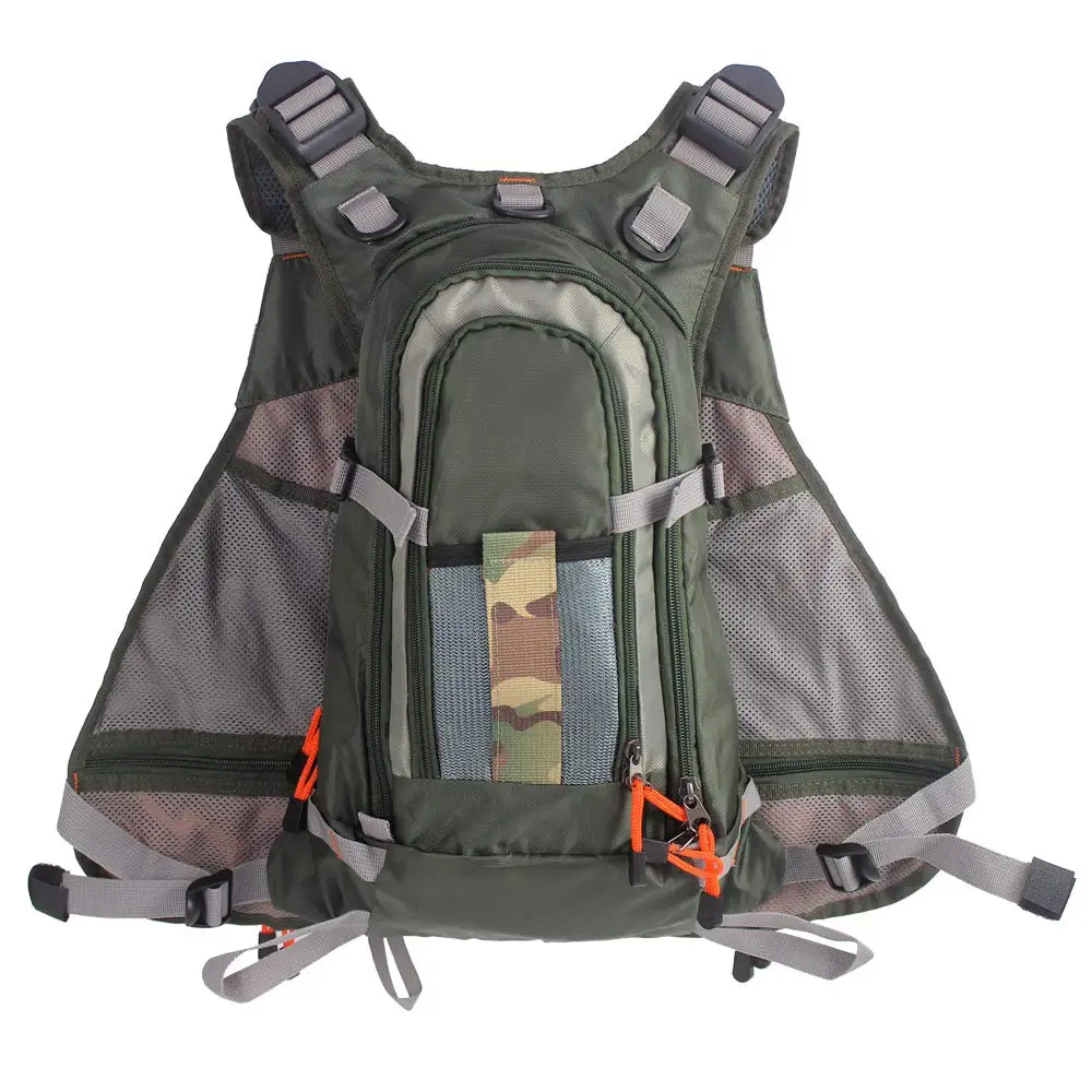 Рюкзак Fly Fishing Vest Регулируемый жилет для мужчин и женщин сетчатая куртка рыбалки