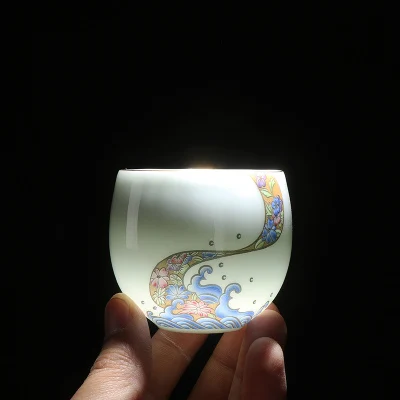 Фарфоровая чайная чашка набор из 6 предметов домашний простой современный