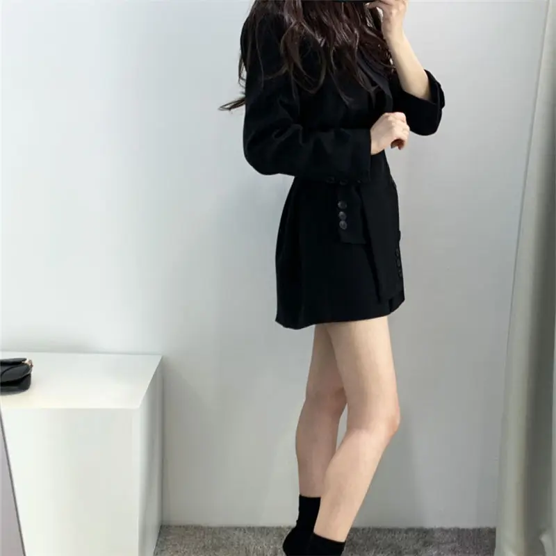 Женский s 2019 блейзер с длинным рукавом костюм v образным вырезом модная женская