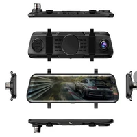car video recorder 10 dash cam 1080p hd dual recording rear view mirror dvr camera driving dashcam auto interior accessories