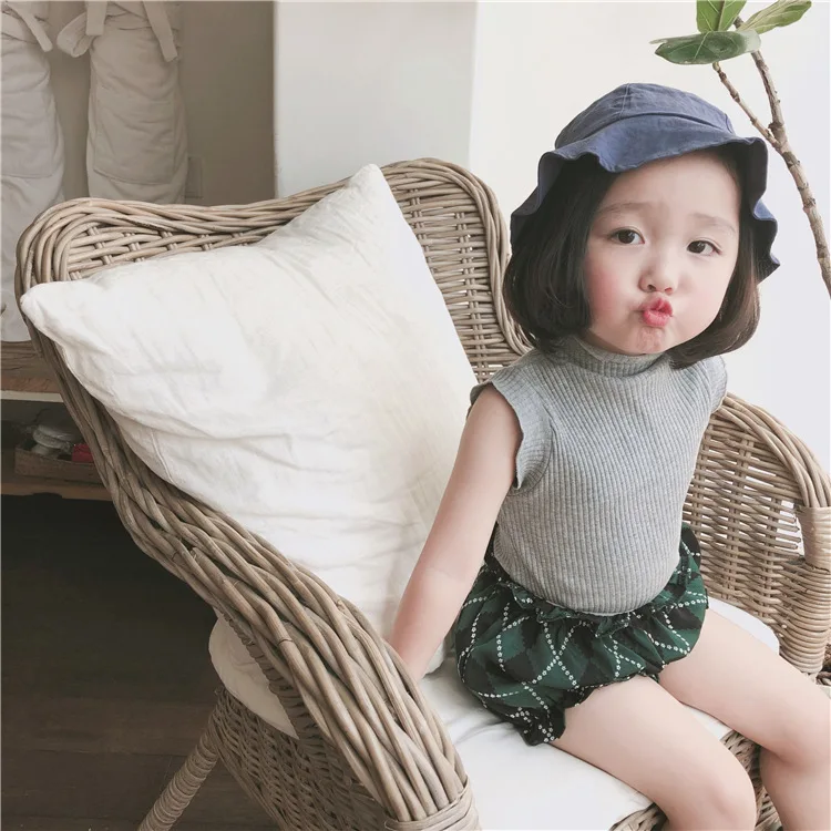 Летняя Новинка 2019 корейский разноцветный хлопковый жилет без рукавов с