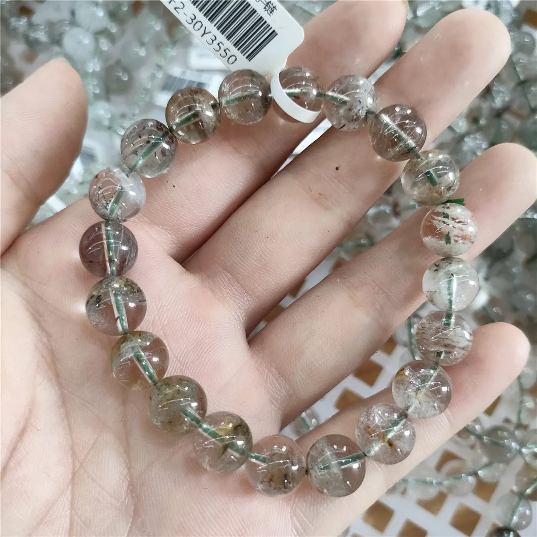 

2021 1 шт. натуральный сад, кварцевый кристалл, женский браслет, эластичный шнур, ювелирные изделия, бусины для влюбленных, подарок для женщины