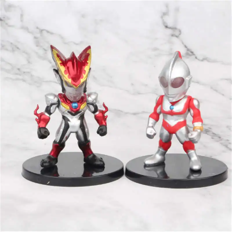 6 шт./компл. Ultraman Alliance Tyro Rosso Брюс Супермен игрушка в капсуле 7 5 см | Игрушки и хобби