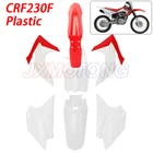 Комплект деталей из красного и белого АБС-пластика для мотоцикла, обтекатель рамы крыла для HONDA CRF230F CRF 230 F 2015 2016 2017