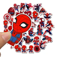 35pcs marvel avengers stickers spiderman graffiti waterproof skateboard stickers personalized luggage decoration children gifts