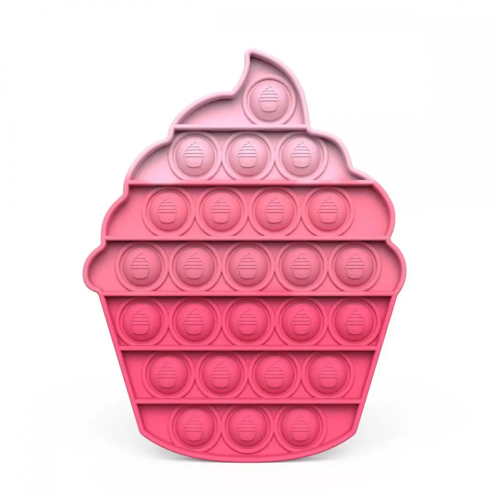 Kawaii Infinity Cube-juguetes para ni&ntilde;os, pastel rosa, Burbuja de empuje para autismo, necesidades especiales, juguete para aliviar el estr&eacute;s, regalos-3
