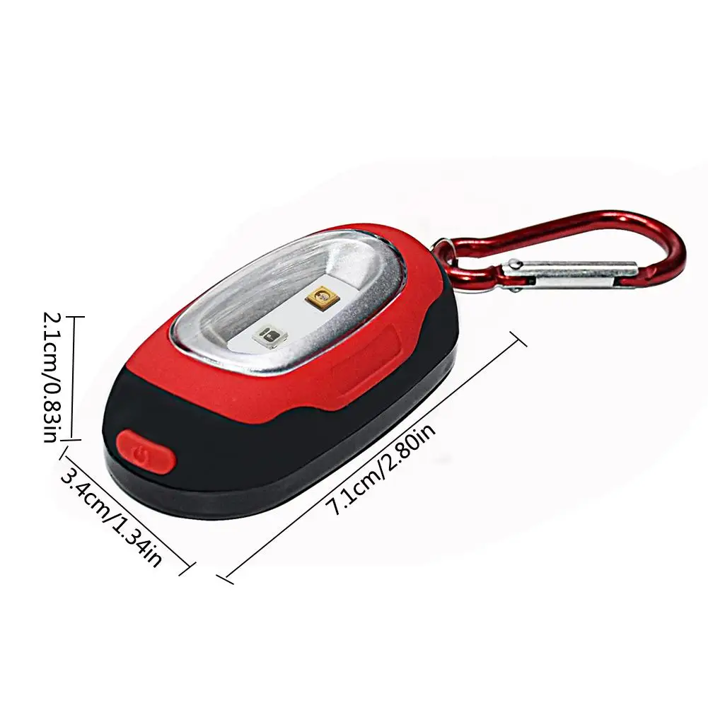 

Portable Mini Keychain UV Disinfection Lamp Luggage Elevator Button Mask Phone Bacterial UVC Desinfection Lights Kill Virus