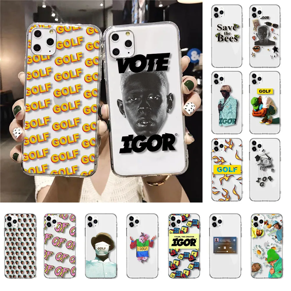 Чехол для телефона с Тайлером творком гольфом Игором пчелами iPhone 11 12 pro XS Max XR X