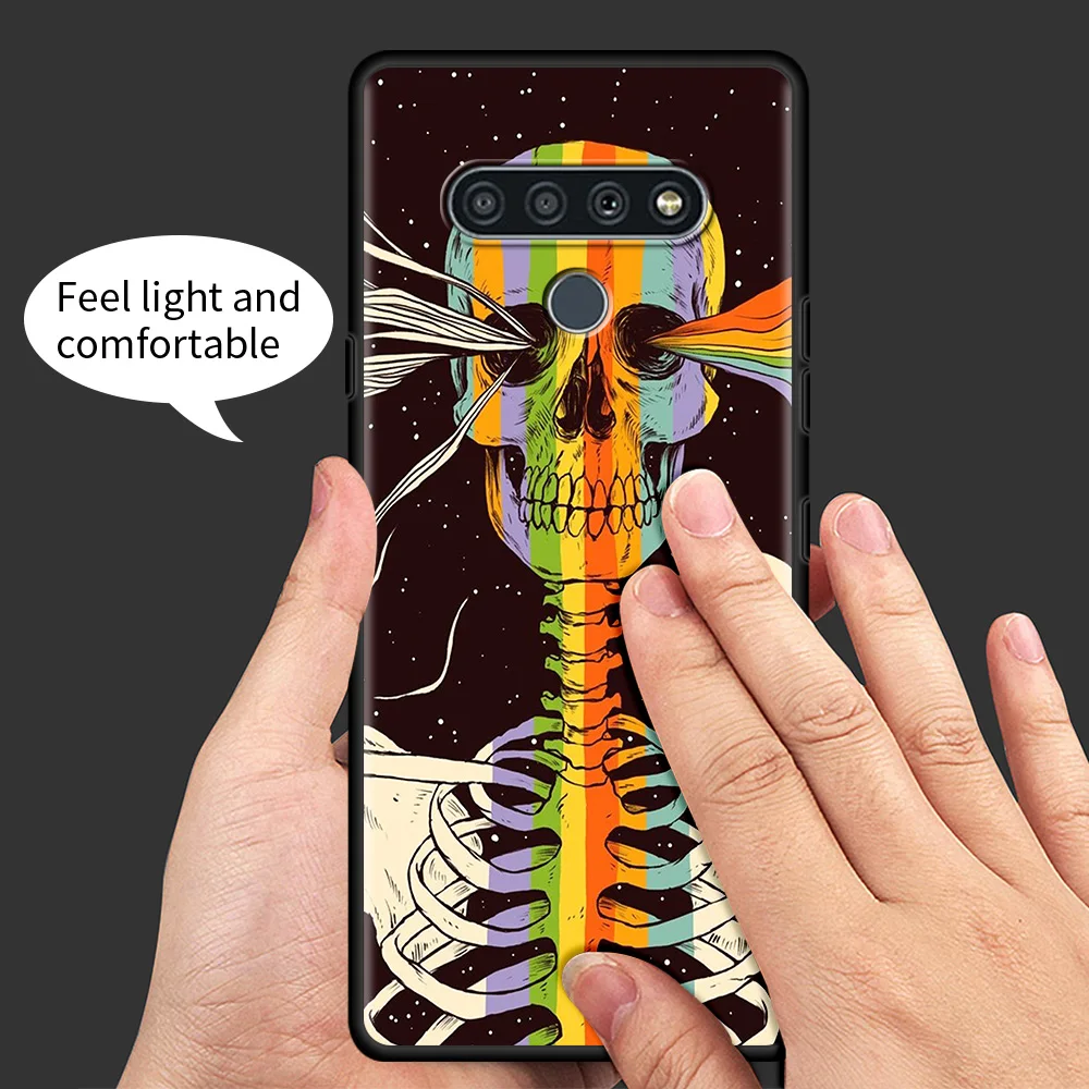 

rainbow Cell Phone Case For LG K51 Cover Soft Funda for LG G8 G7 ThinQ K61 K52 K50 K42 K41s K40s K40 G6 Shell TPU