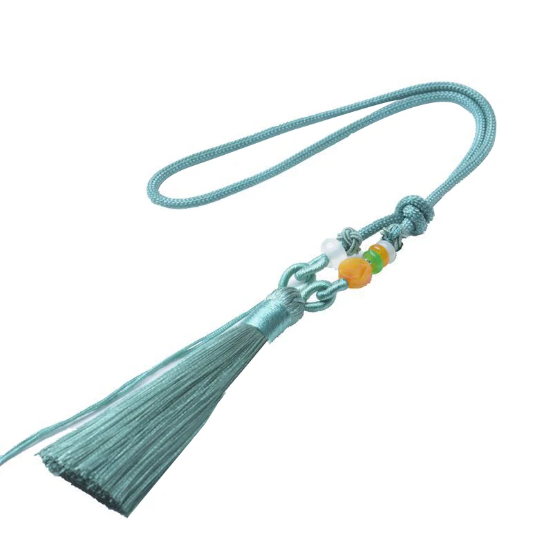 18 см украшения для рукоделия подвесная веревка Нефритовый ювелирный кулон нить