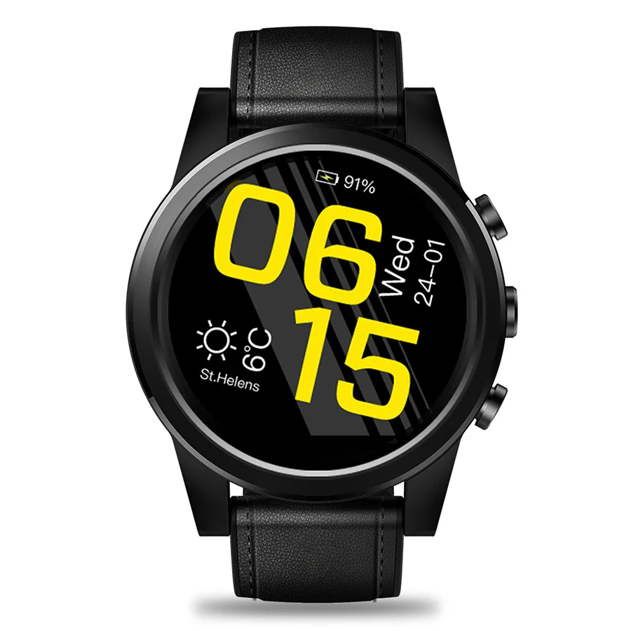 Смарт-часы Zeblaze THOR 4 PRO 4G 1 6 дюйма GPS/GLONASS ядра 16 ГБ 600 мАч | Электроника
