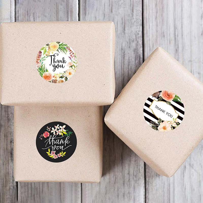 

Gift Sealing Stickers 500pcs Thank You Love Design Diary Scrapbooking Festival Birthday Party Gift Decorations Labels