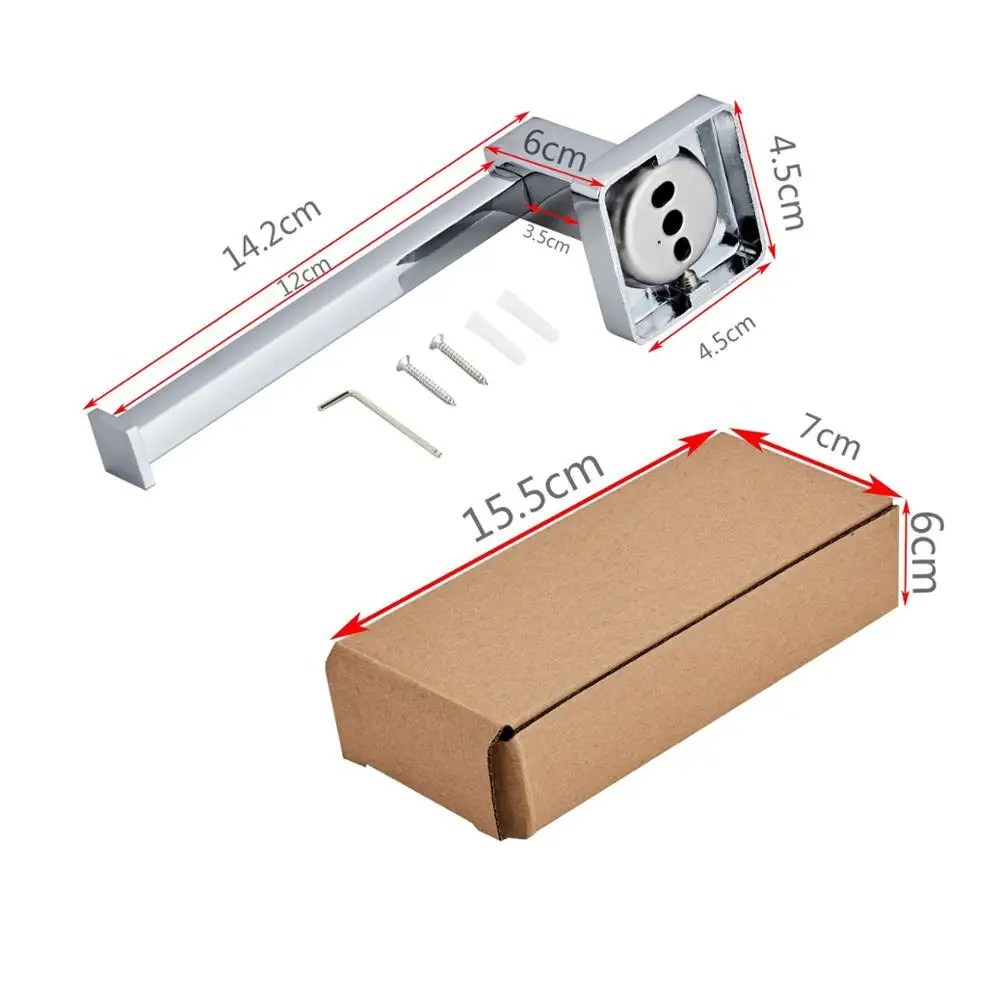 Держатель для туалетной бумаги из нержавеющей стали зеркальная полированная