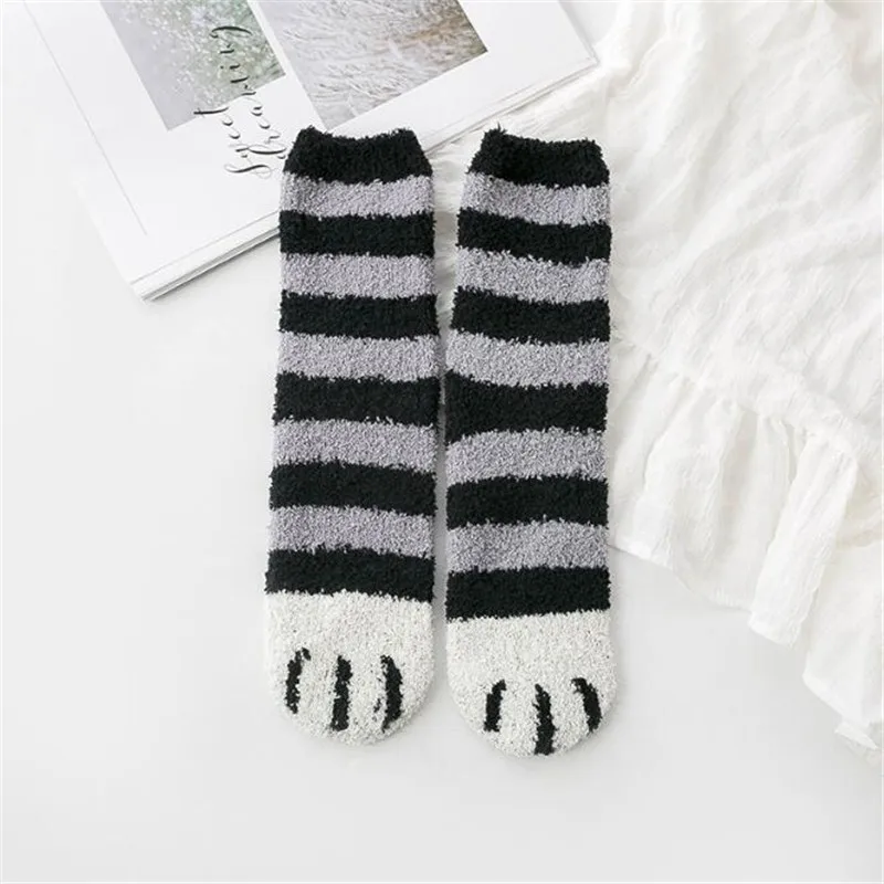 Модные красивые хлопковые носки Kawaii короткие носки до лодыжки с когтями кошки Китти для женщин и девочек; сезон весна-лето; женские носки с забавными персонажами из мультфильмов - Цвет: 6