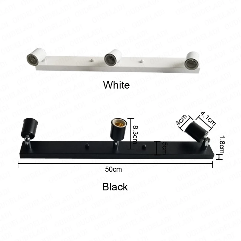 $25.00 50cm ceiling lamp 3 lights art loft holder wall Kitchen E27 lighting Fixture for living room bar bathroom