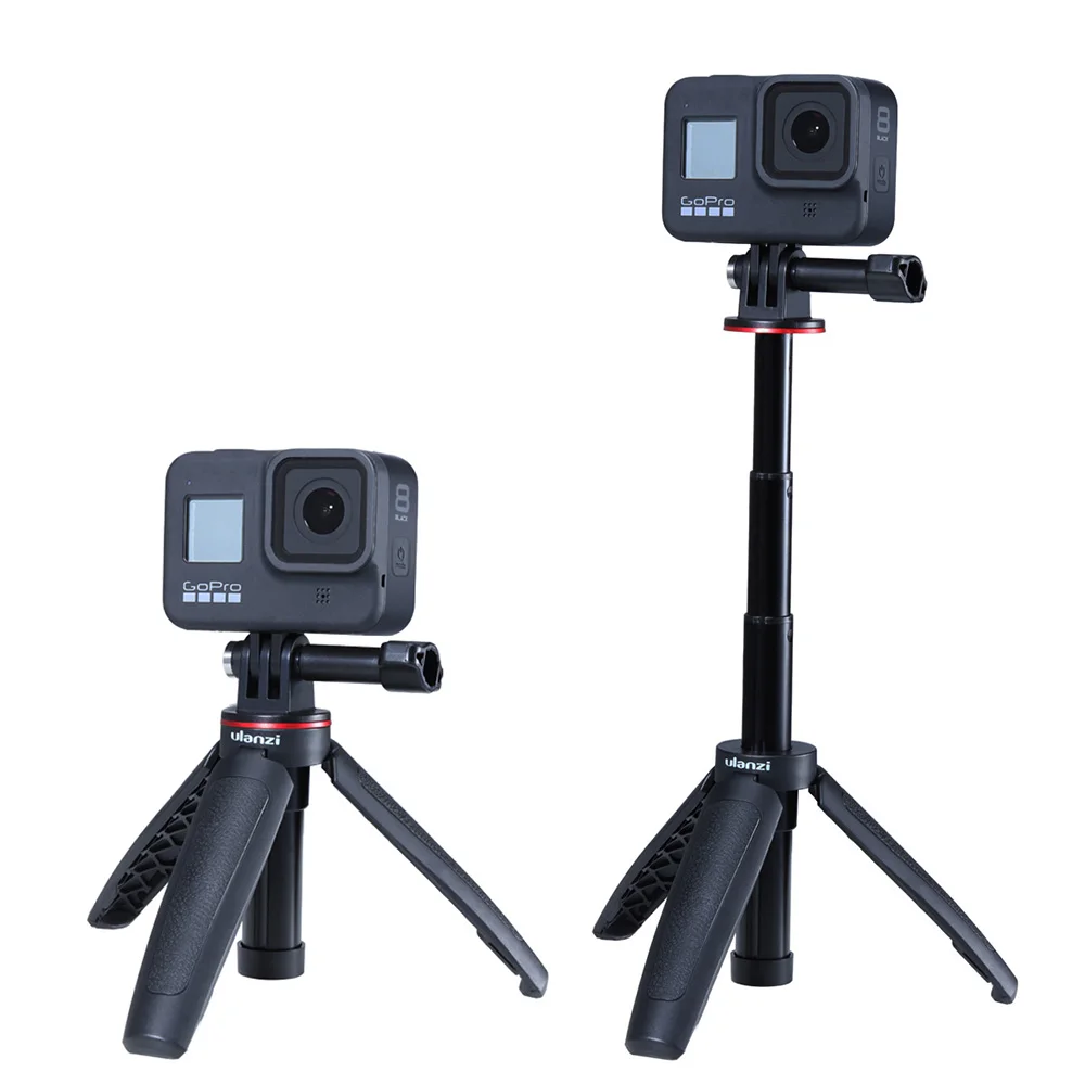 Ulanzi MT 09 Выдвижная Vlog Штатив для GoPro Hero 9 8 7 6 5 4 черный SJcam экшн камер|Аксессуары