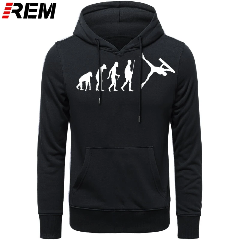 Мужская футболка с длинным рукавом забавным рисунком капюшоном|Мужские