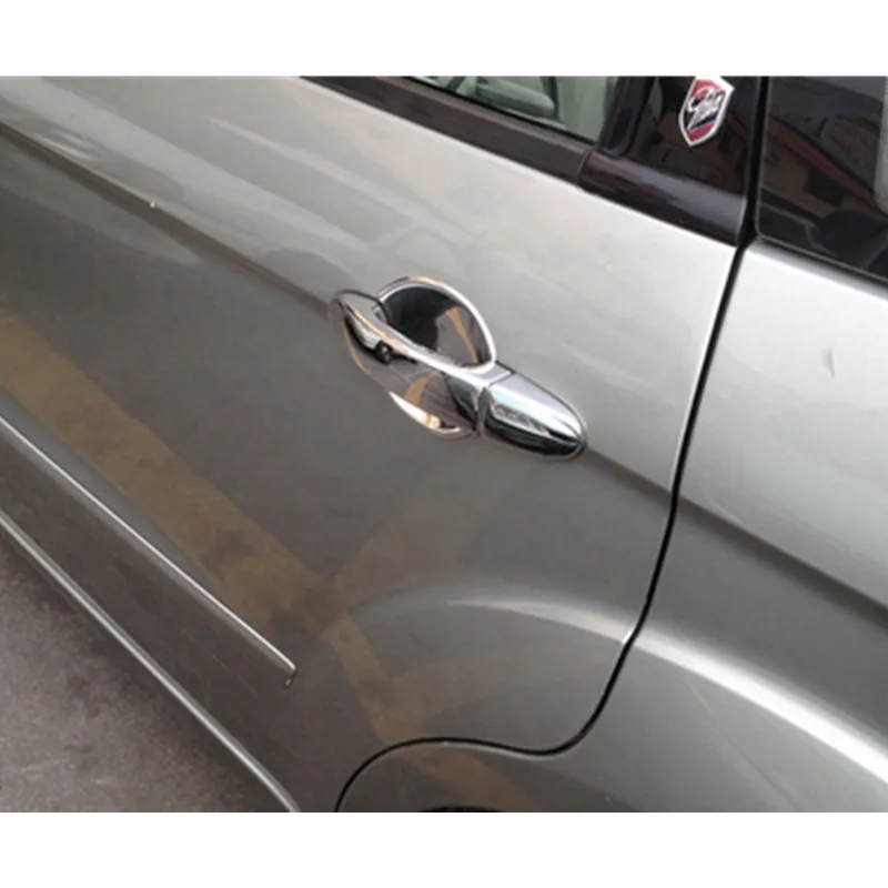 Хром Стилизация Щепка дверные ручки чаши Крышка для Ford S MAX 2007 2008 2009 2010